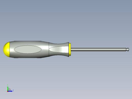 3-16球头六角螺丝刀--sw stp左视缩略图