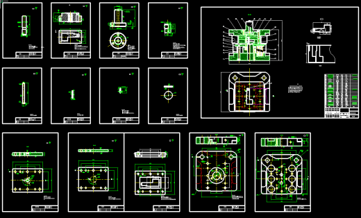垫板冲压工艺及模具设计【全套14张CAD图】缩略图