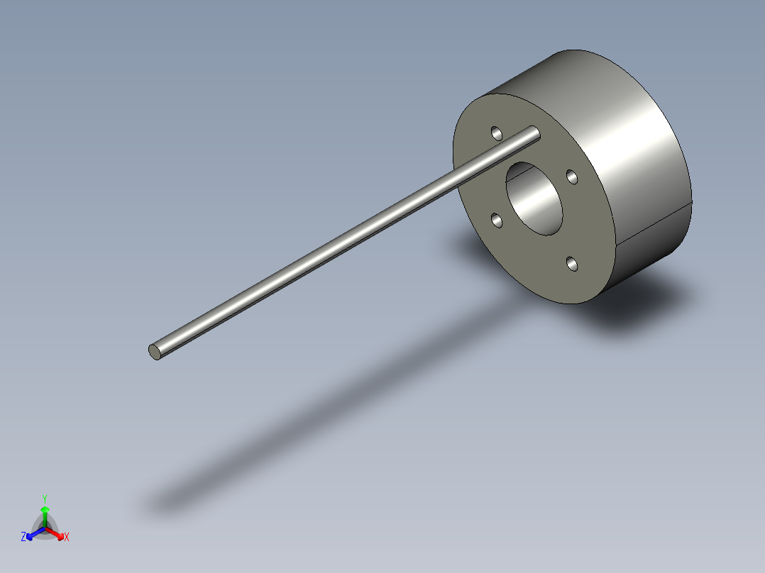 基恩士CA-DRR4F_kc图纸模型主视图