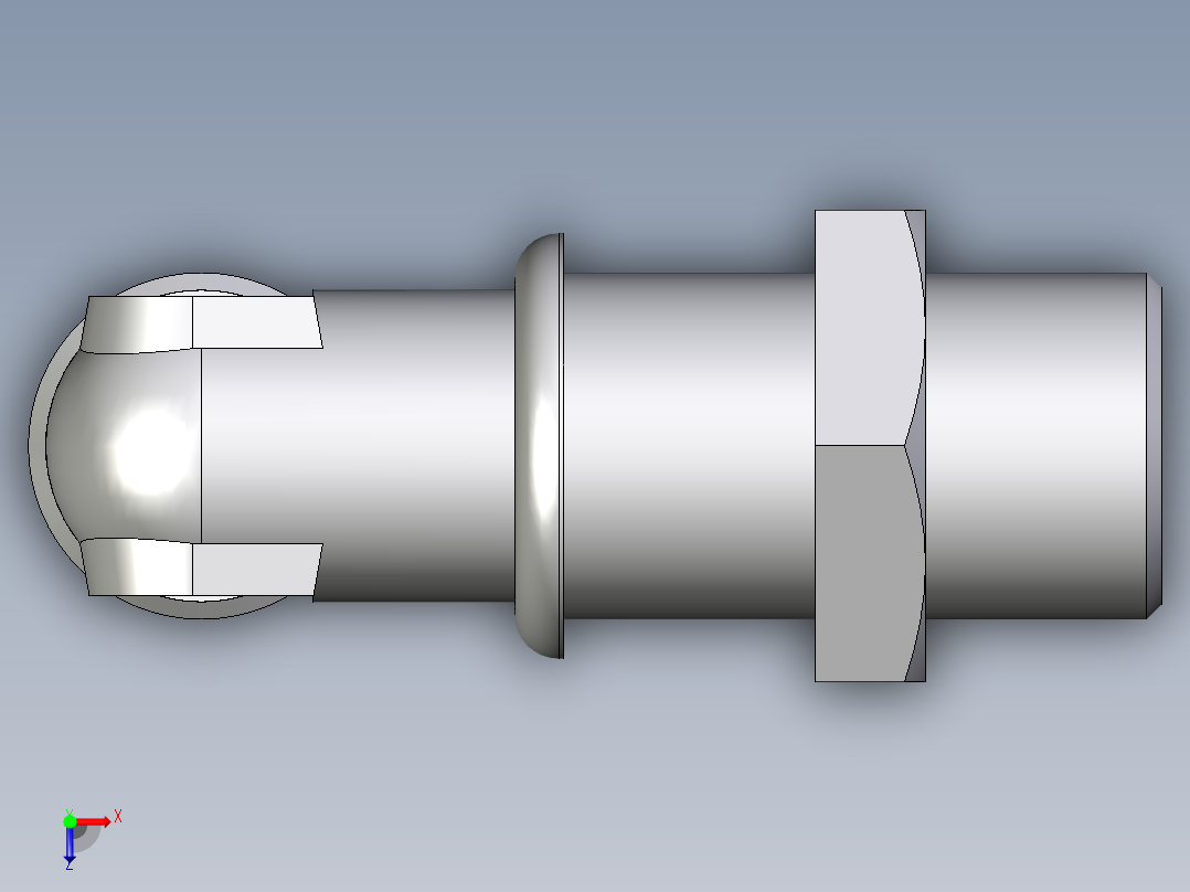 卡套式工业通用硬管接头EO_Bulkhead_elbow_WSV15LOMD71俯视图