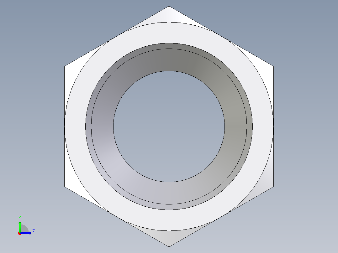 卡套式工业通用硬管接头EO_Nut_EO_24__Cone_end_M16SCFX左视图