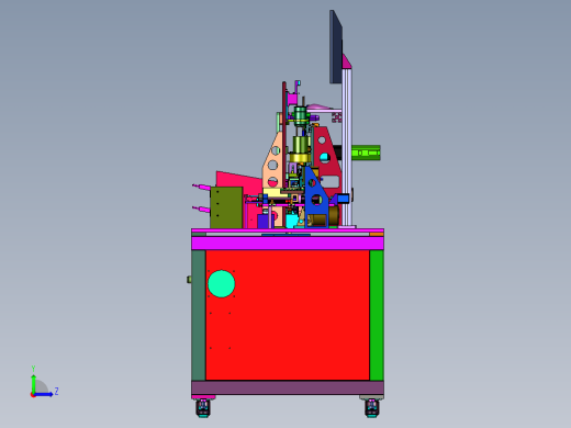 贴片功率电感编带包装机左视缩略图