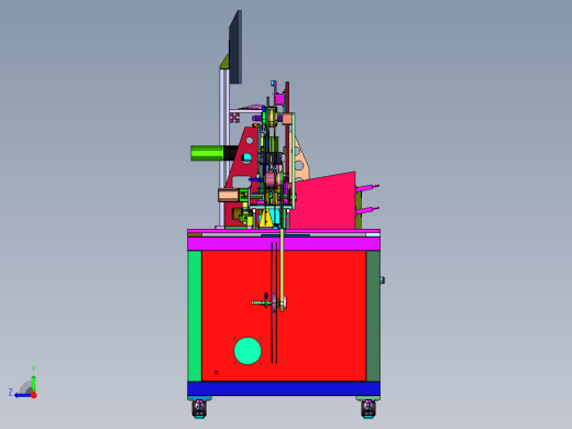 贴片功率电感编带包装机右视缩略图