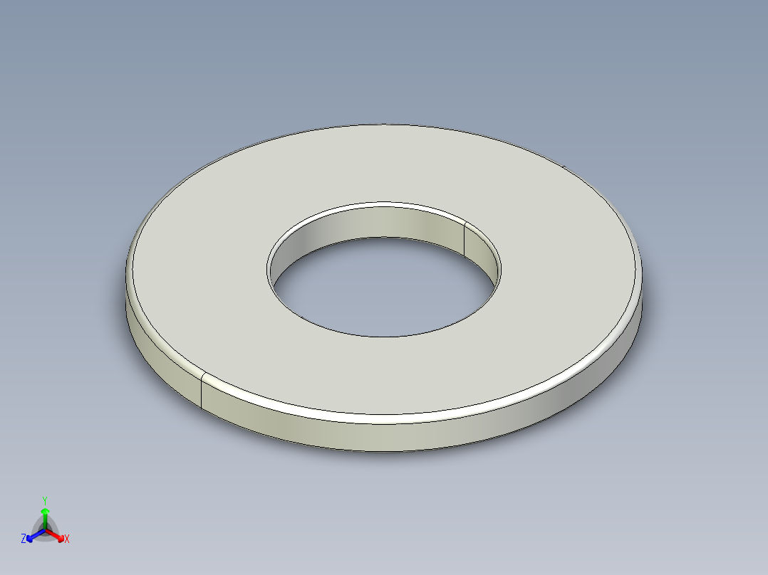 紧固件-STEP 0.2500 Flat Washer