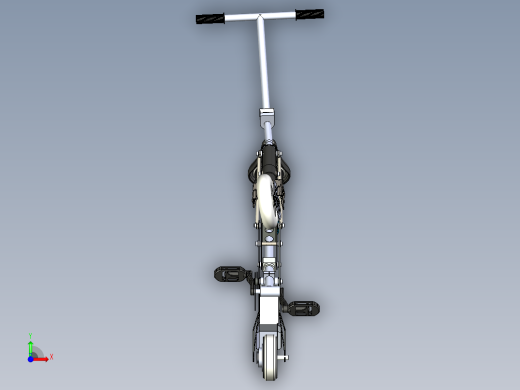 小型折叠自行车--stp前视缩略图