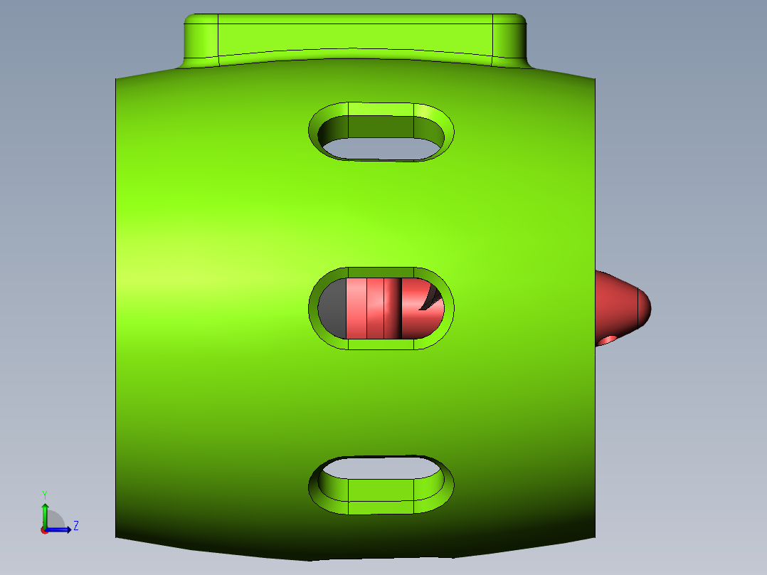 12-24V水下推进器无刷电机4叶螺旋桨20a 30-200KW左视图