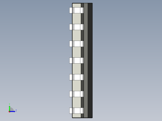 元器件3D封装SOIC1441左视缩略图