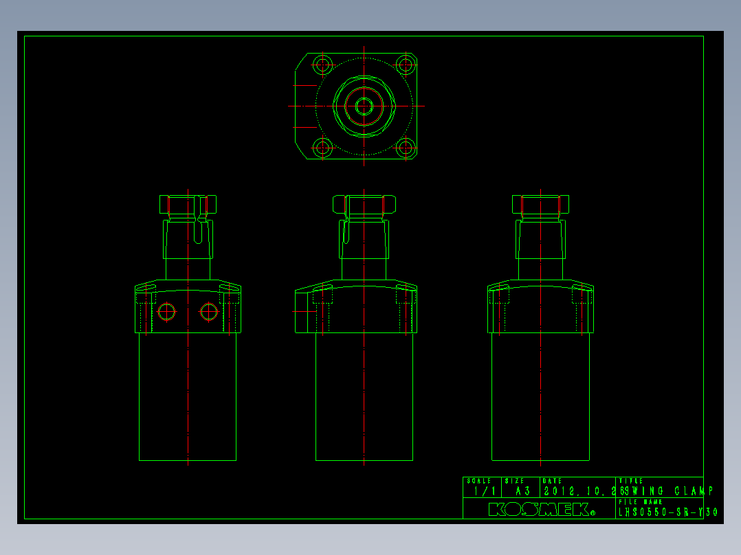 LHS0550-SR-Y30多系列多零件图纸模型