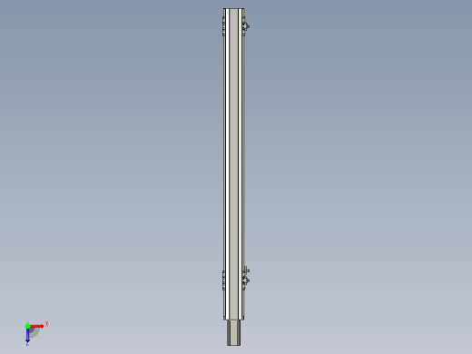 直线模组LHA6-S800-M-100W(16丝杆)设计图纸俯视缩略图