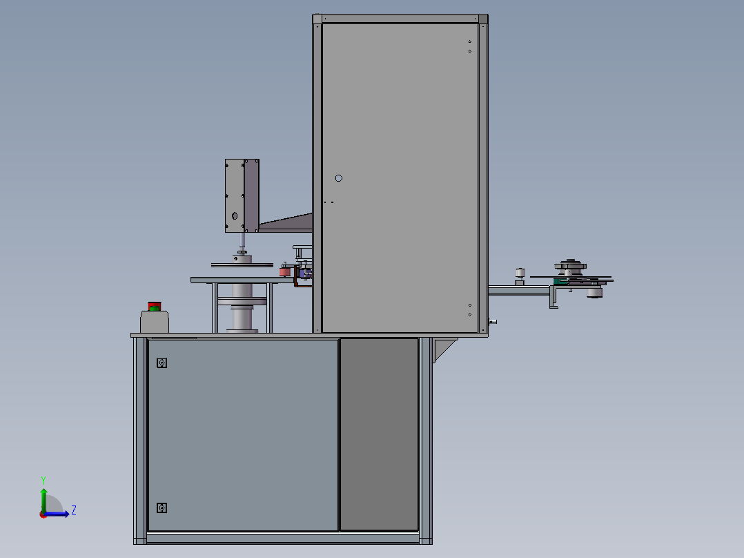塑料礼盒封条机sw21左视图