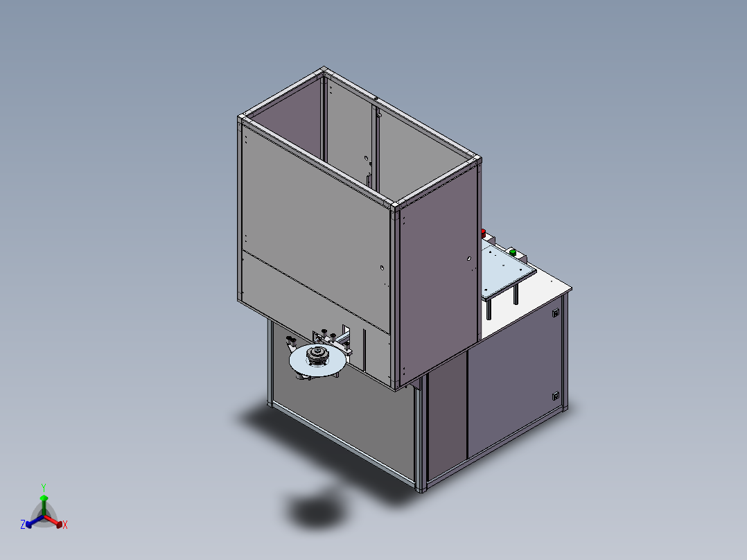 塑料礼盒封条机sw21正等轴测图