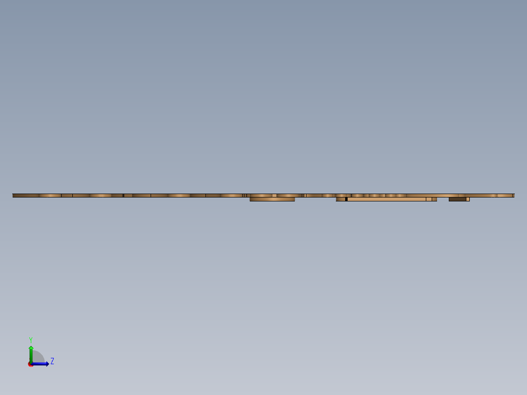 立体拼图、激光切割、线切割图纸(36)左视图