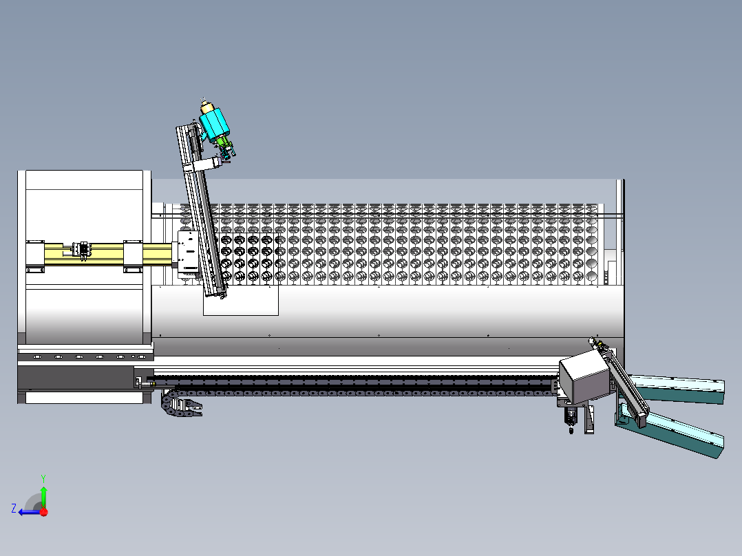 蜂巢式存储料仓sw18可编辑右视图