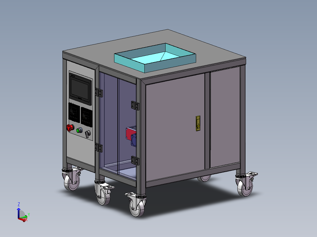 小零件打包机捆包机sw18可编辑主视图