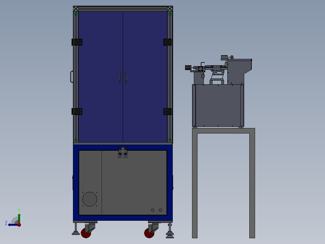 自动锁螺丝机sw20可编辑右视图