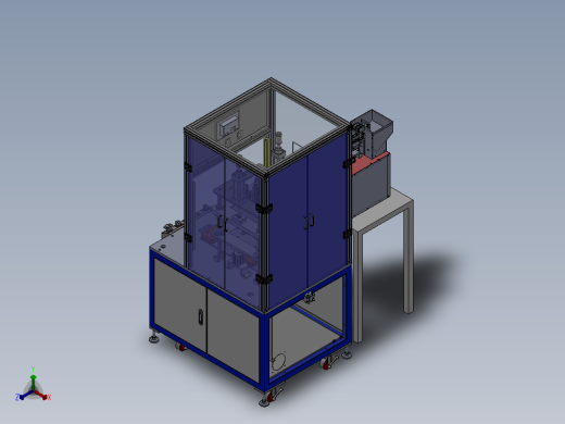 自动锁螺丝机sw20可编辑正等轴测缩略图