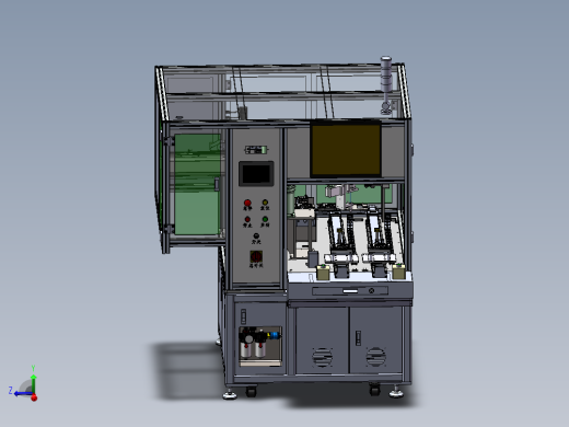 机器人锁螺丝机（sw22可编辑+工程图）