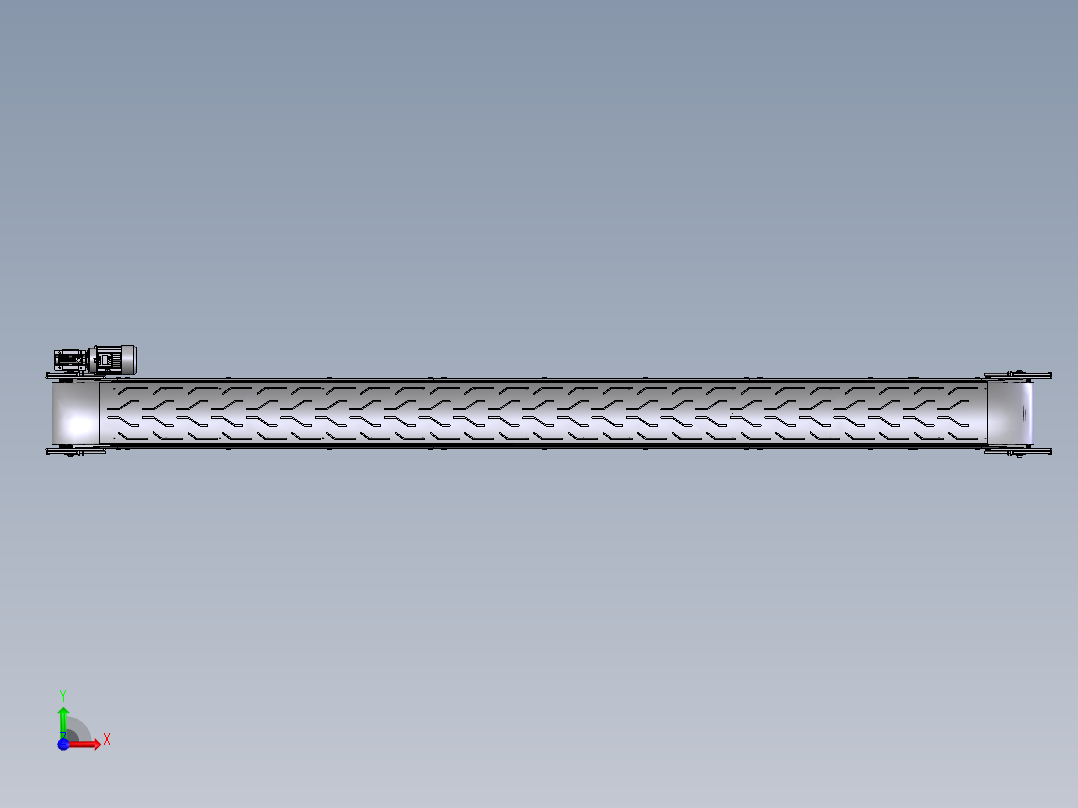 槽式皮带输送机构