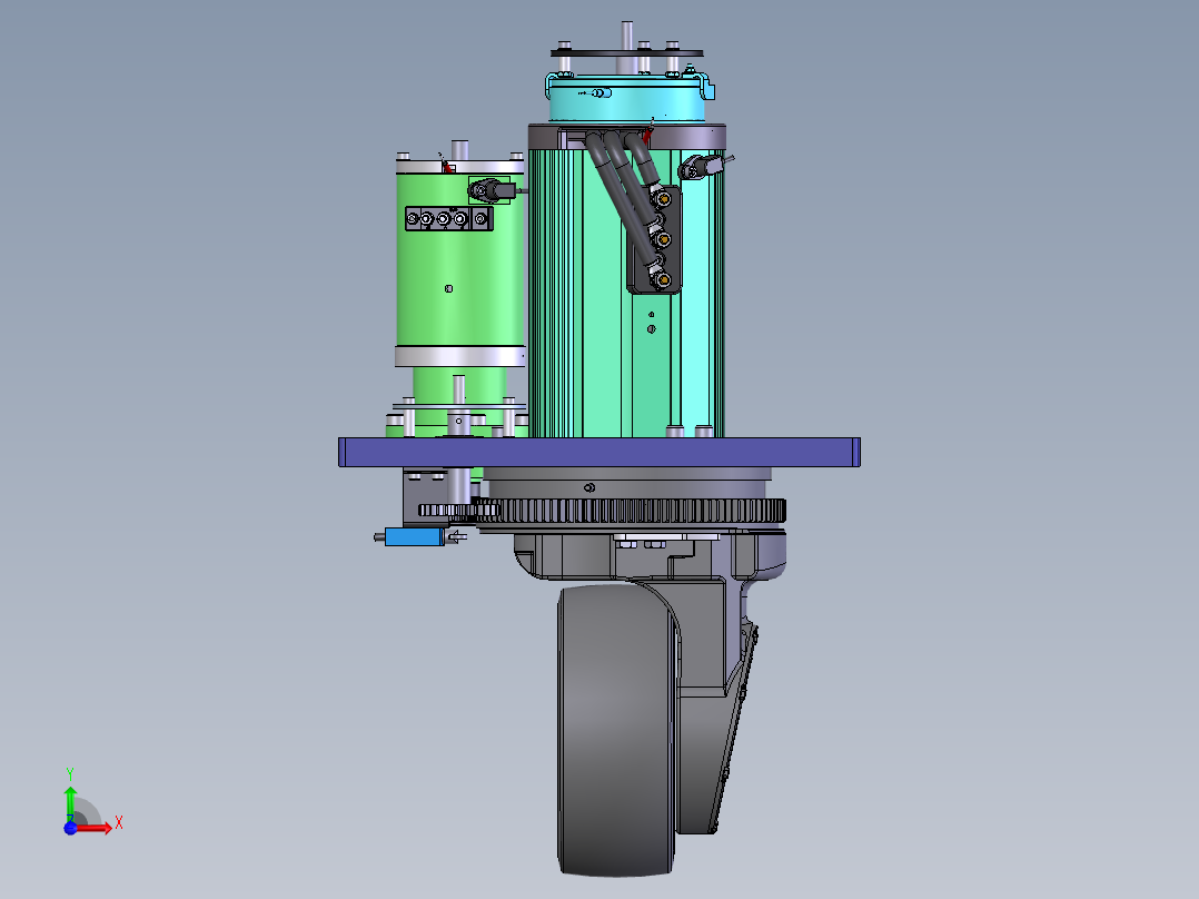 AGV小车、AGV(11)前视图