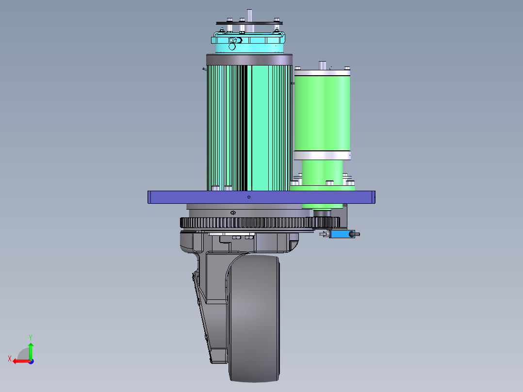 AGV小车、AGV(11)后视图