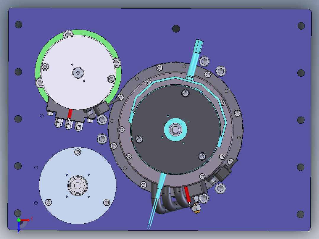 AGV小车、AGV(11)俯视图