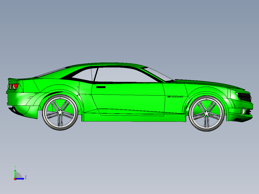 B2004109-雪佛兰科迈罗左视图