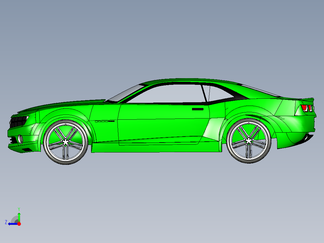 B2004109-雪佛兰科迈罗右视图