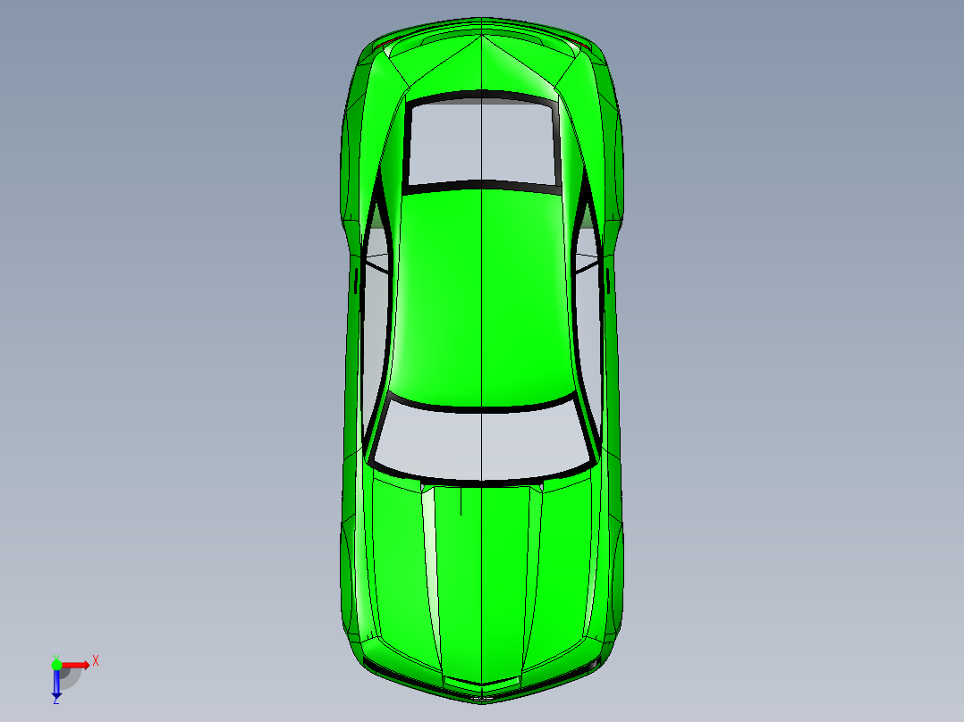 B2004109-雪佛兰科迈罗俯视图