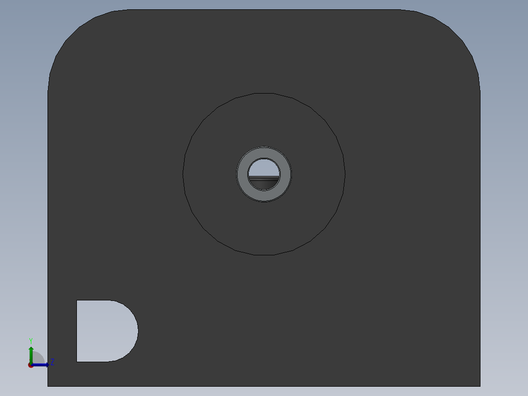 电池仓、电池(15)左视图