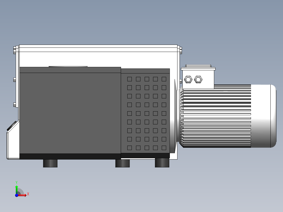 泵、水泵、SV200旋片真空泵(莱宝)前视图