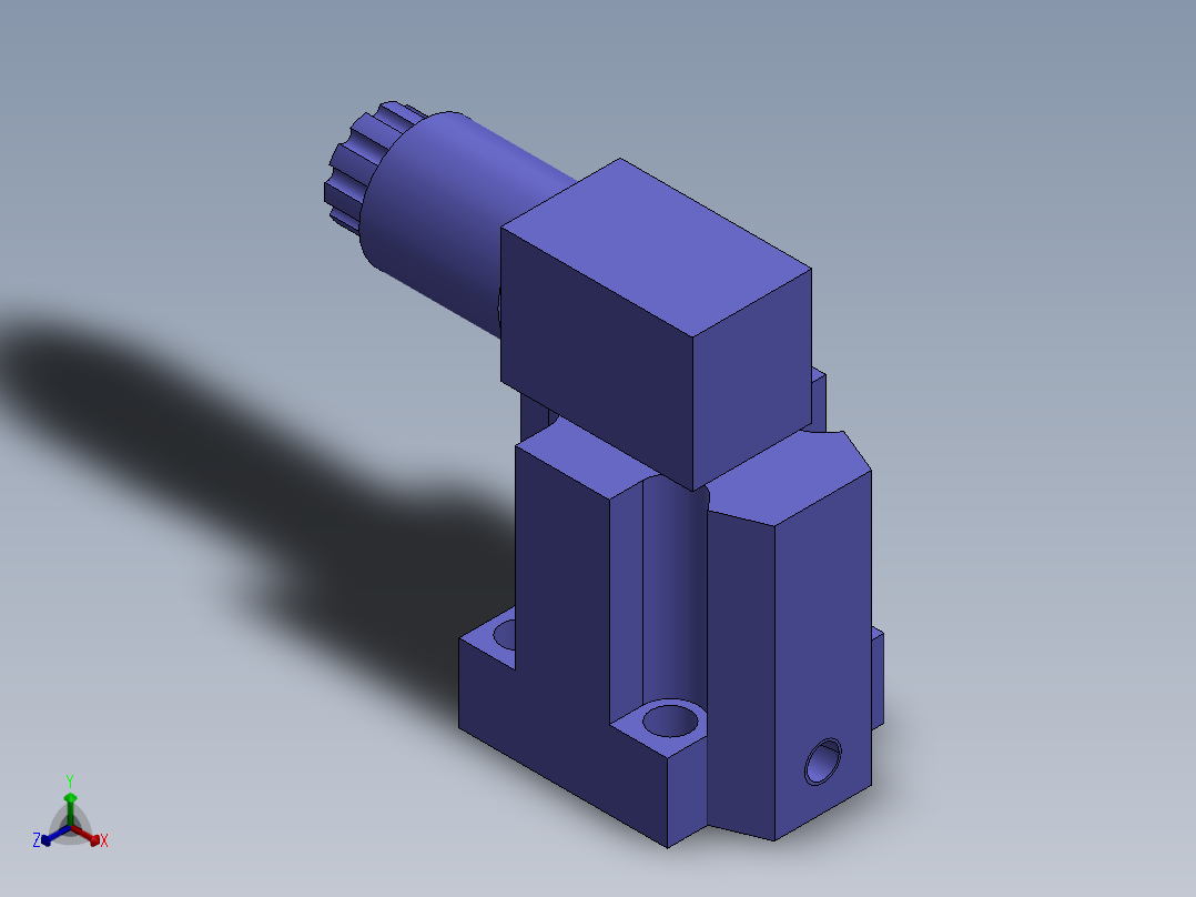 电磁阀DBW10B2-52-200-6EG24N9K4正等轴测图