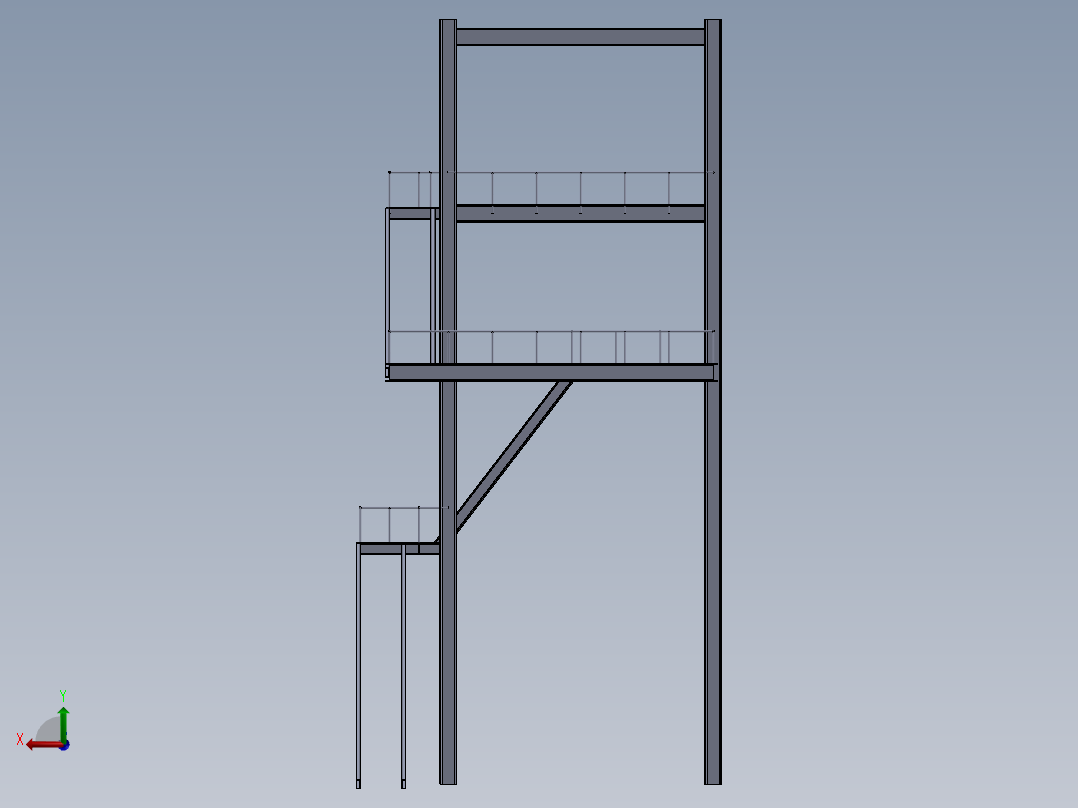 金属加工项目后视图