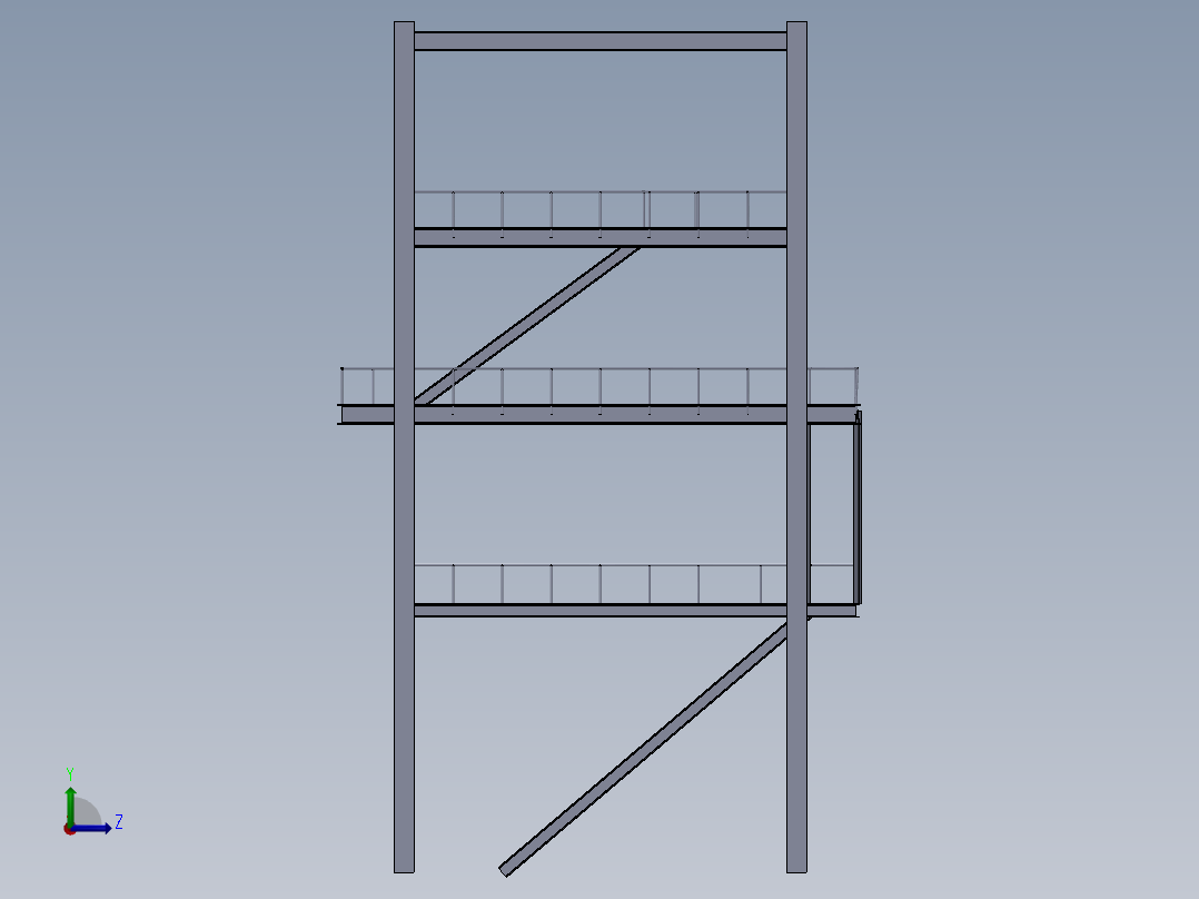 金属加工项目左视图