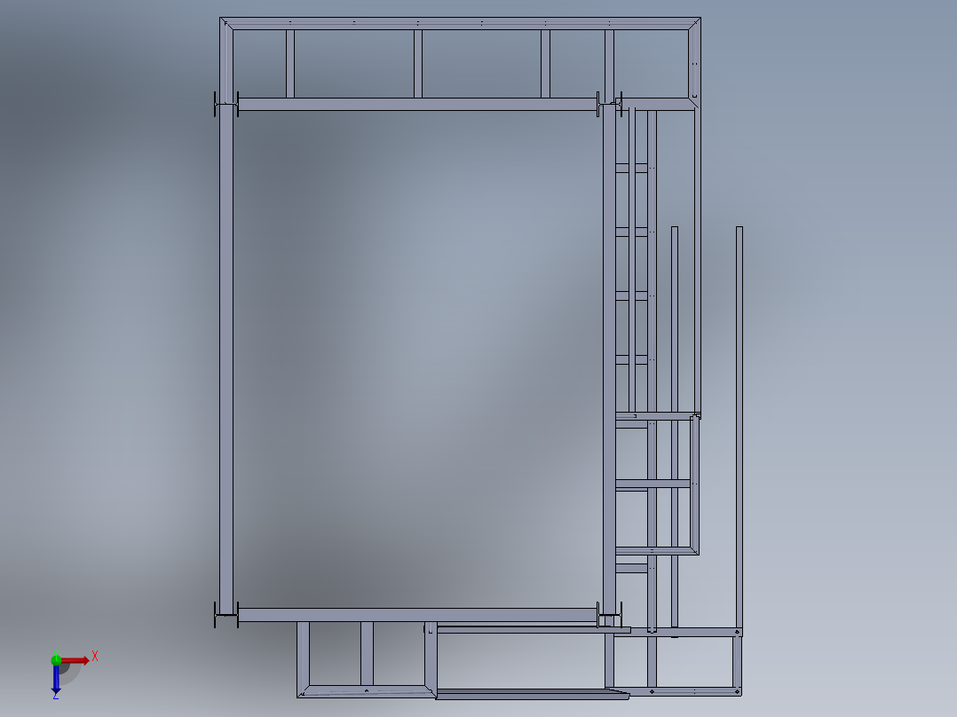 金属加工项目俯视图