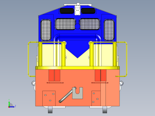 火车机车列车railway-locomotive-1831-模型格式为 sw igs左视缩略图