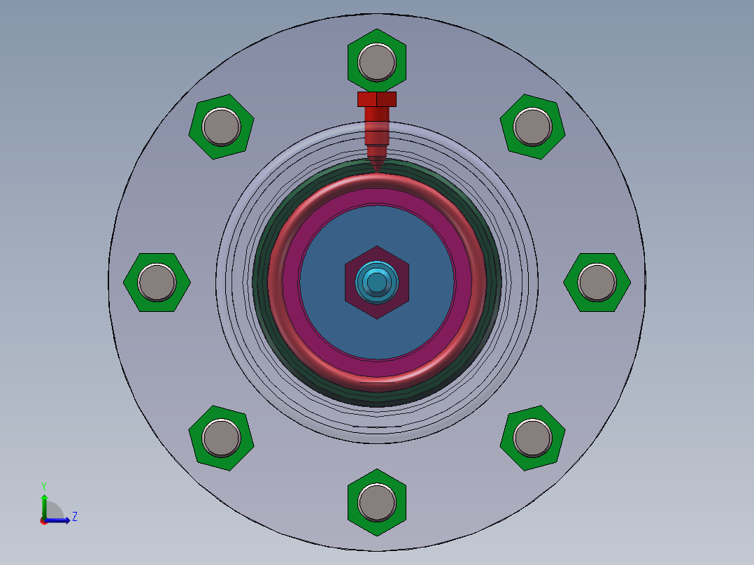 专用铣床工作台（工序：快进-工进-快退-停止）液压系统切削力11000设计师syzn0121左视图