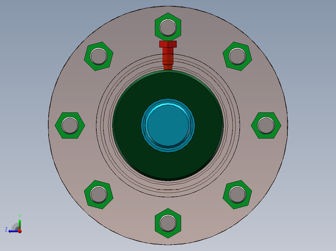 专用铣床工作台（工序：快进-工进-快退-停止）液压系统切削力11000设计师syzn0121右视图