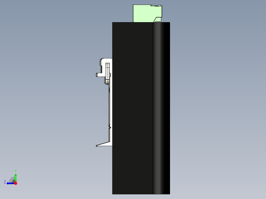 双输出eDMX至LED像素转换器右视图