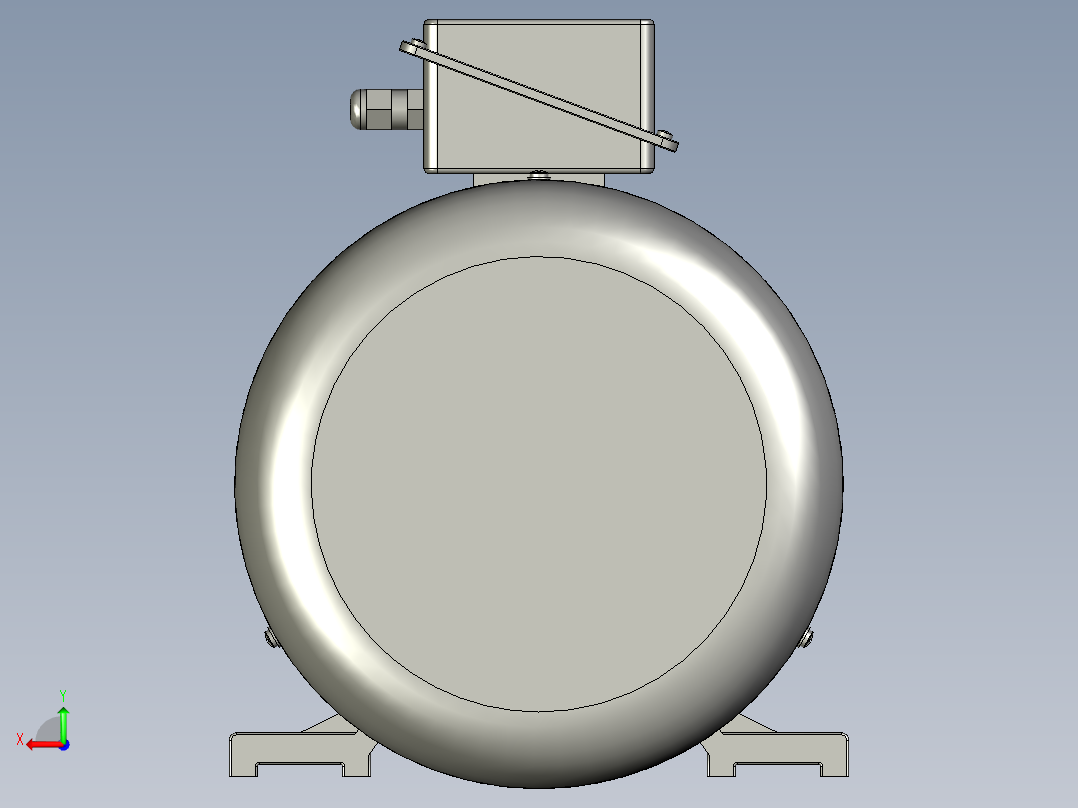 YEJ通用系列B3型电磁交流制动电机YEJ132-4-副本-副本-副本后视图