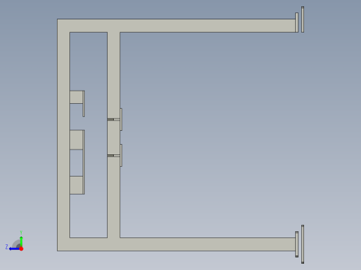 步伐机龙门架右视缩略图