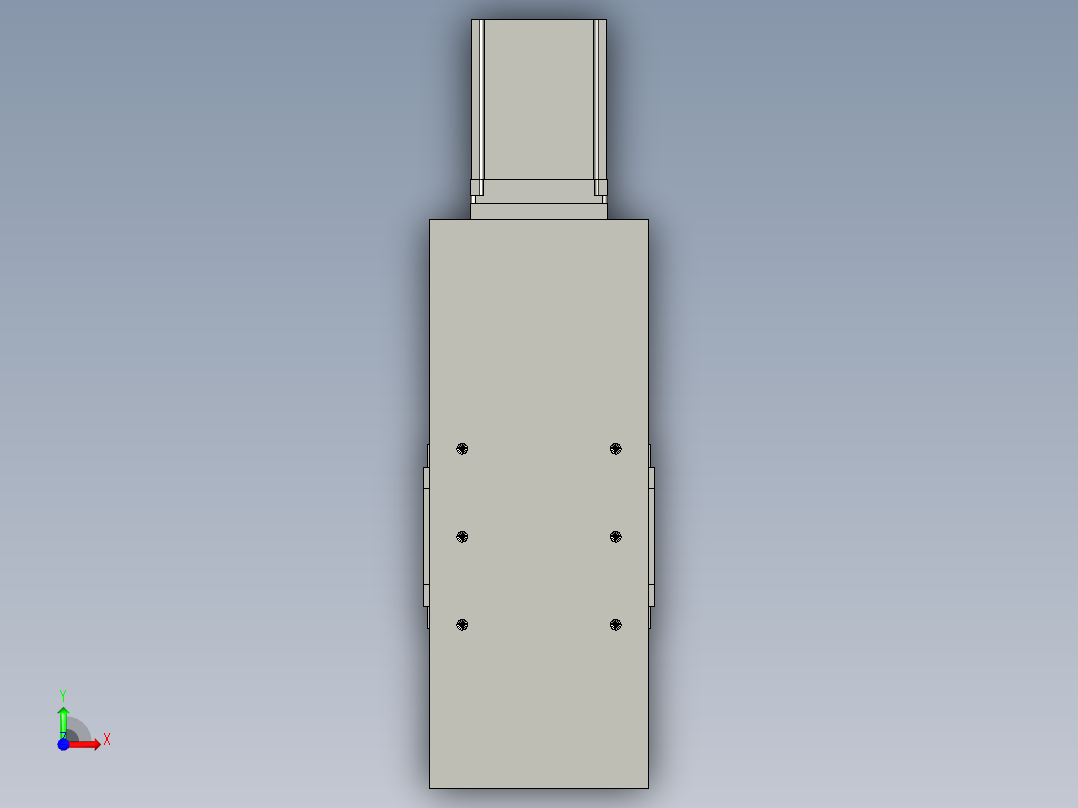 加工动力头装配1116前视图