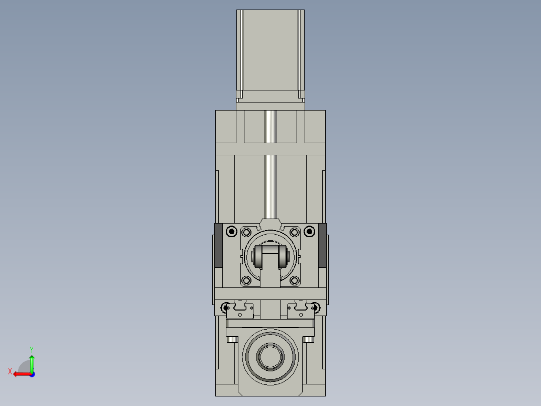 加工动力头装配1116后视图
