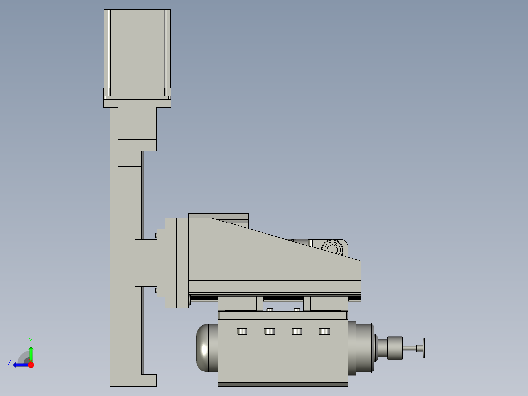 加工动力头装配1116右视图
