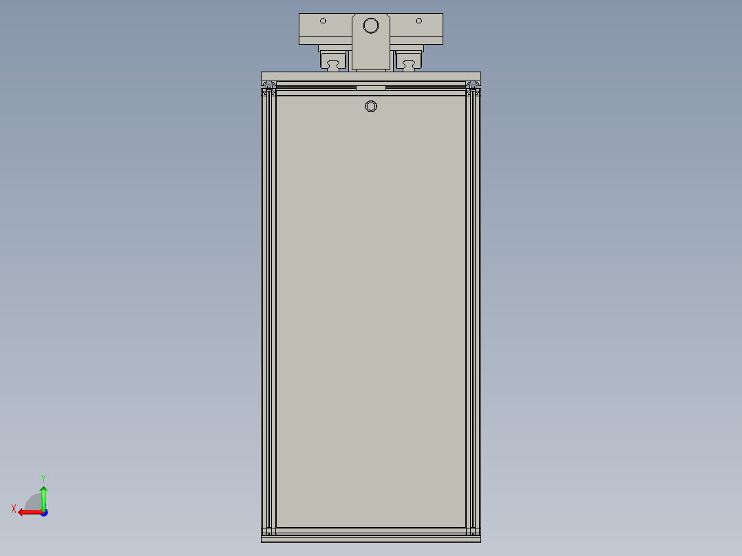 测内阻机构后视图