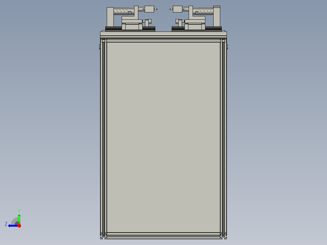 测内阻机构右视图