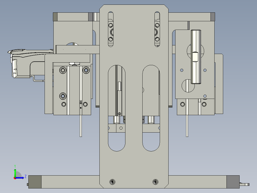 BPM-D846D847三冲二轨下料左视图
