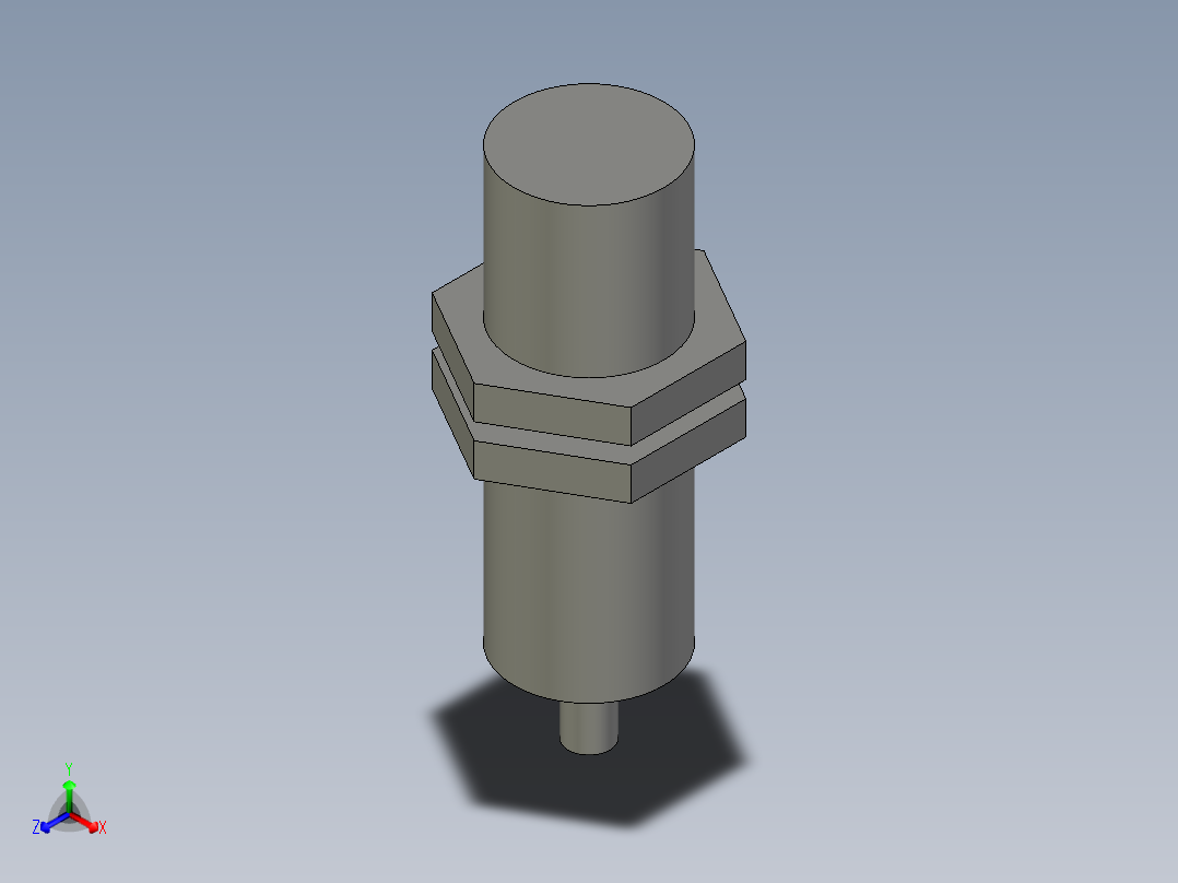 防爆接近开关FA5-M18-Y主视图