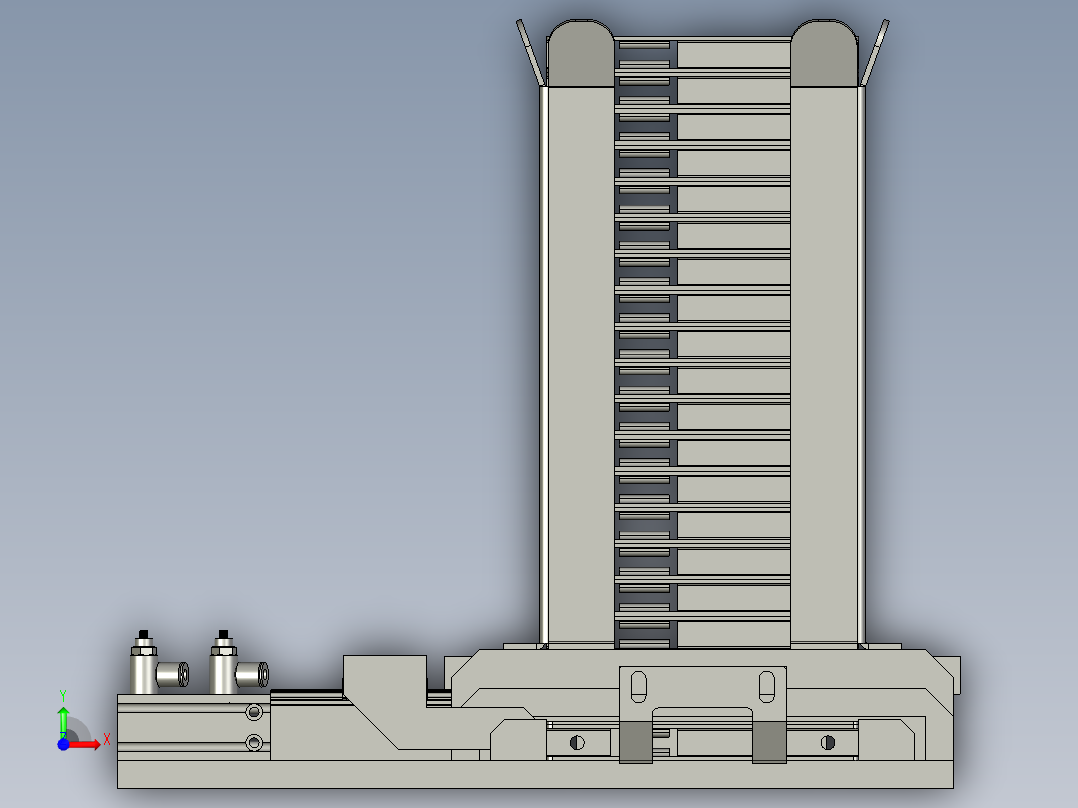 彈夾上料组合件2前视图