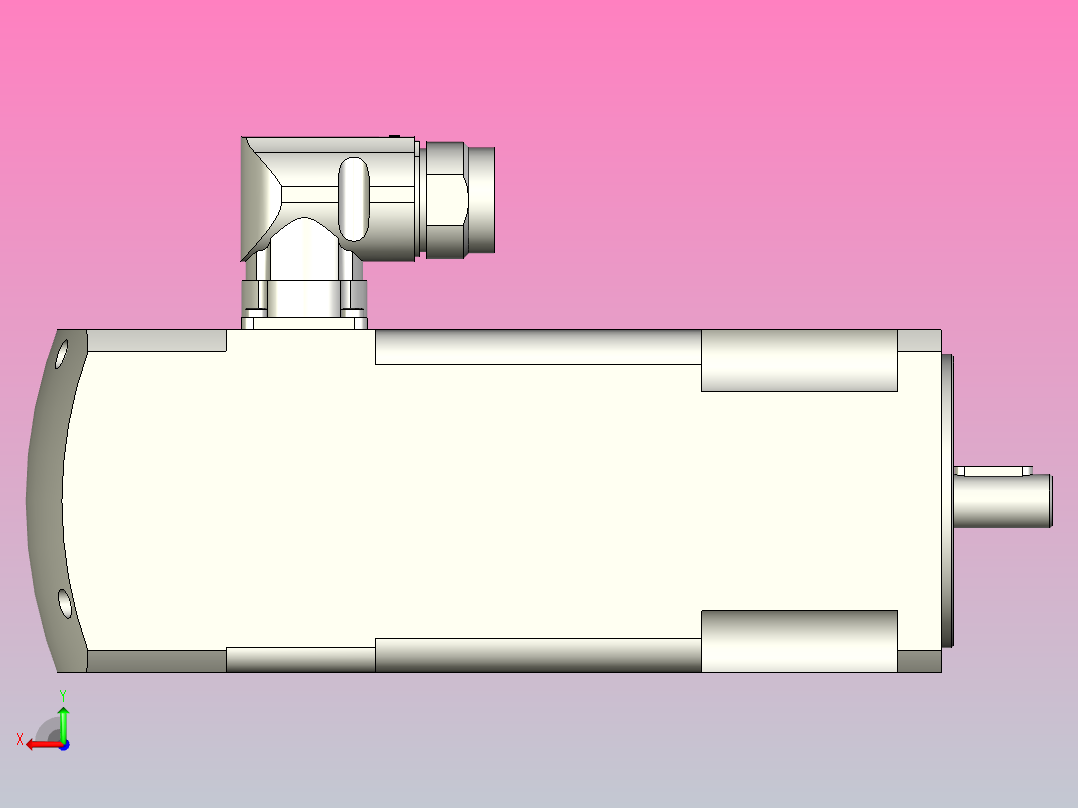 FESTO伺服马达EMMS-AS-70-MK-LS-RRB-S1后视图