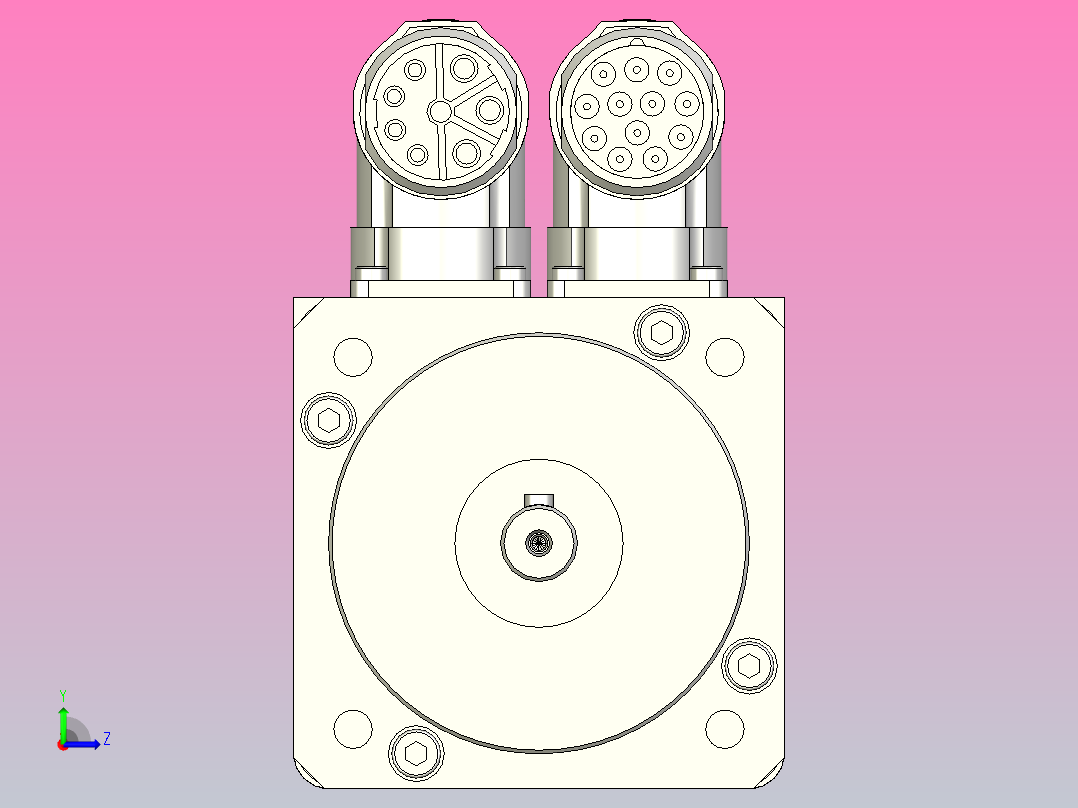 FESTO伺服马达EMMS-AS-70-MK-LS-RRB-S1左视图